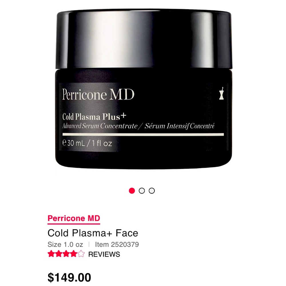 2 Bottle Perricone #1 Cold Plasma Face & Eye cream